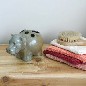 Ceramic Bathroom Toothbrush Holder, Sage Green, Ba